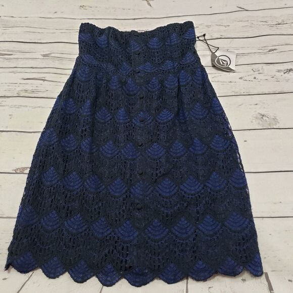 Volcom Dress Size Small Lace Sleeveless Strapless New With Tags - Picture 1 of 7